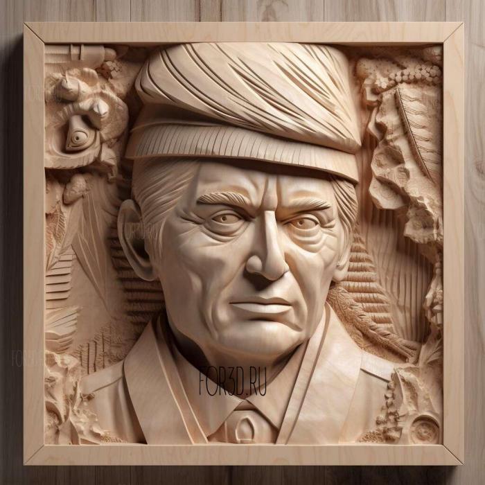 Donald Trump 1 stl model for CNC